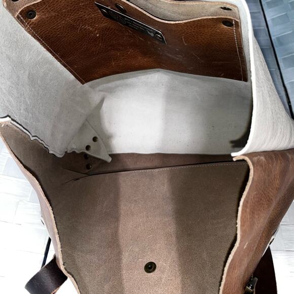 Jill's Homestead The Tote Bag Rose Gold Tassel Genuine  Leather Look Rural Nice - Picture 9 of 15